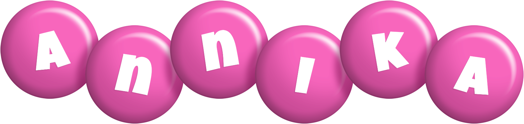Annika candy-pink logo