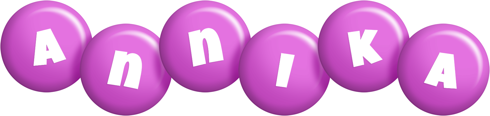 Annika candy-purple logo