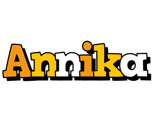 Annika cartoon logo