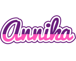 Annika cheerful logo