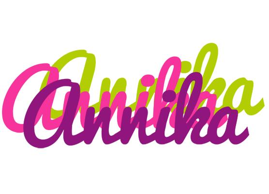 Annika flowers logo