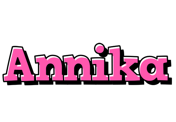 Annika girlish logo