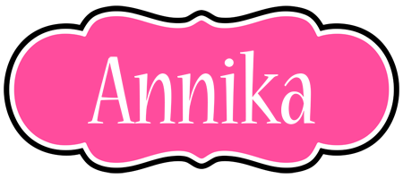 Annika invitation logo