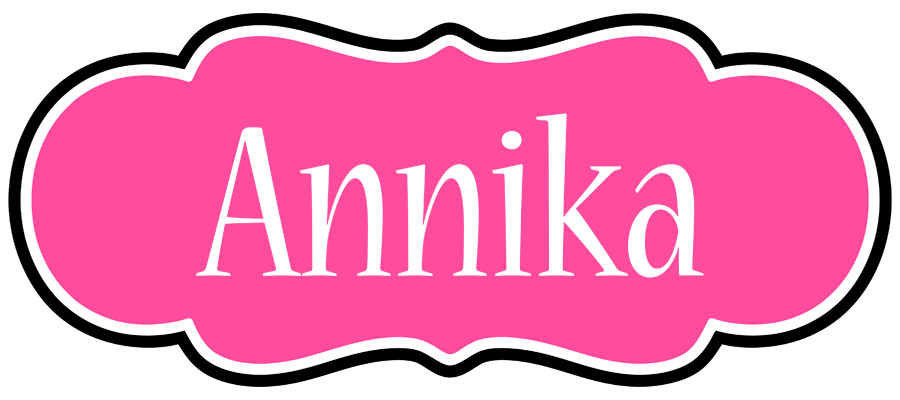 Annika invitation logo