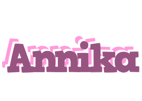 Annika relaxing logo