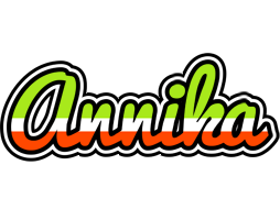 Annika superfun logo