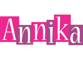 Annika whine logo
