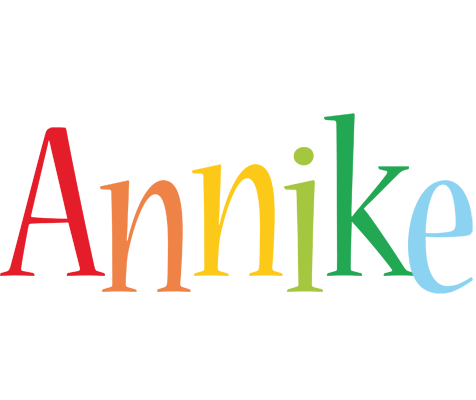 Annike birthday logo
