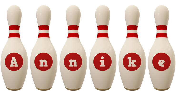 Annike bowling-pin logo
