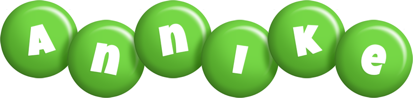 Annike candy-green logo