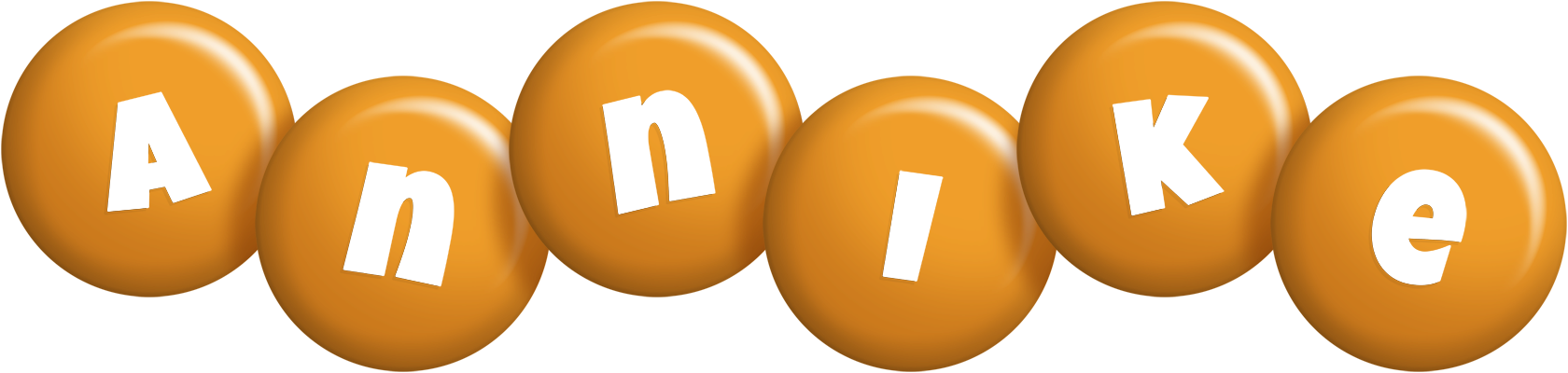 Annike candy-orange logo