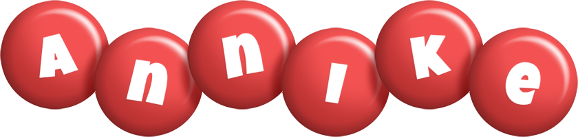 Annike candy-red logo