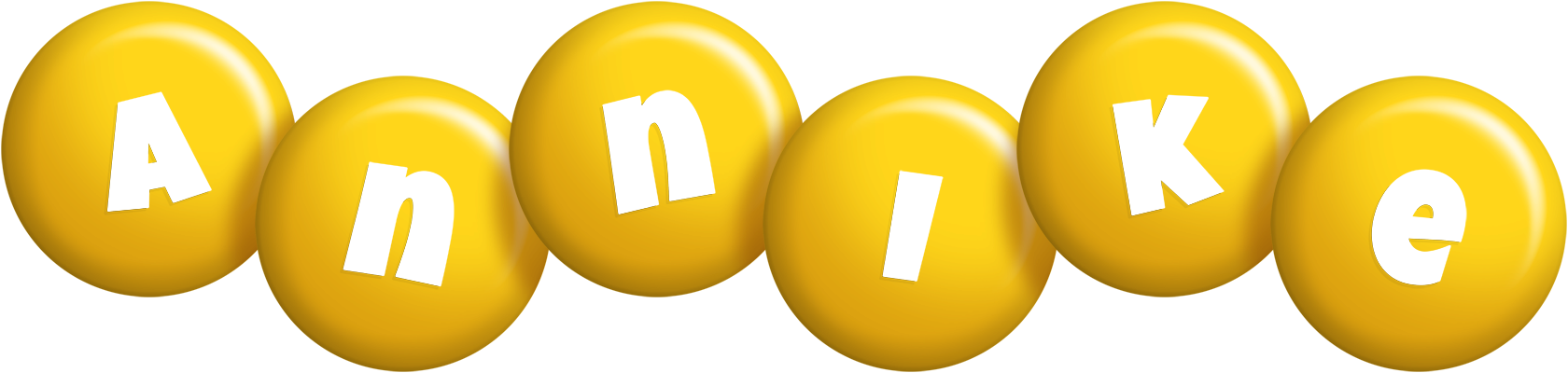 Annike candy-yellow logo