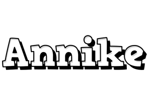 Annike snowing logo