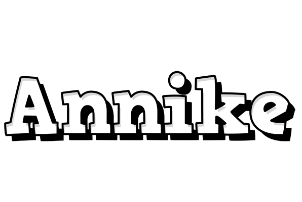 Annike snowing logo