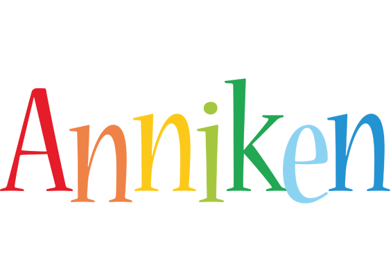 Anniken birthday logo