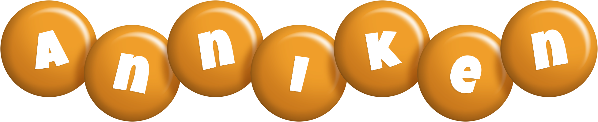 Anniken candy-orange logo