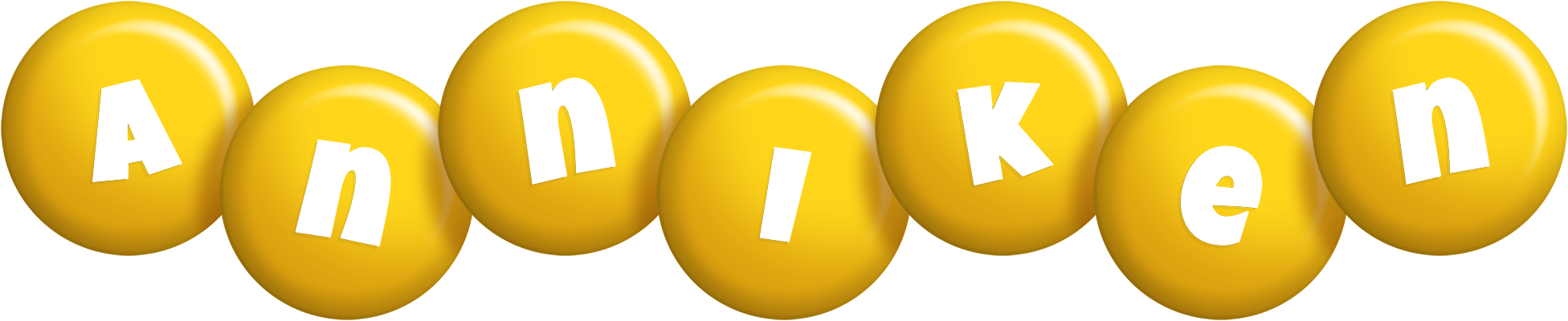 Anniken candy-yellow logo