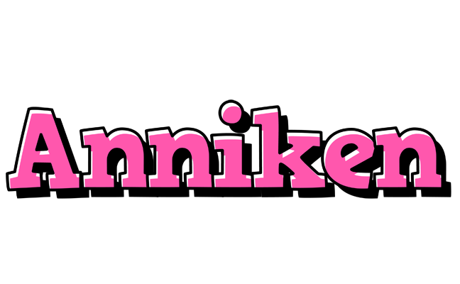 Anniken girlish logo