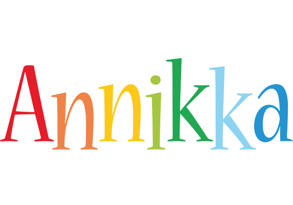 Annikka birthday logo