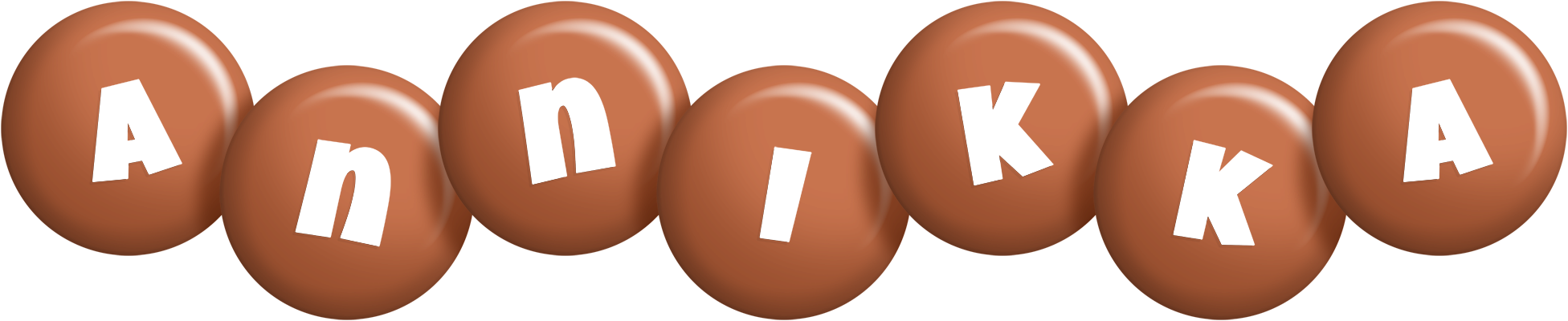 Annikka candy-brown logo
