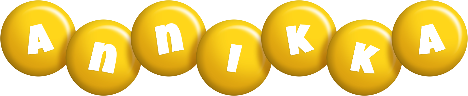 Annikka candy-yellow logo