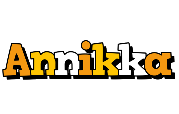 Annikka cartoon logo