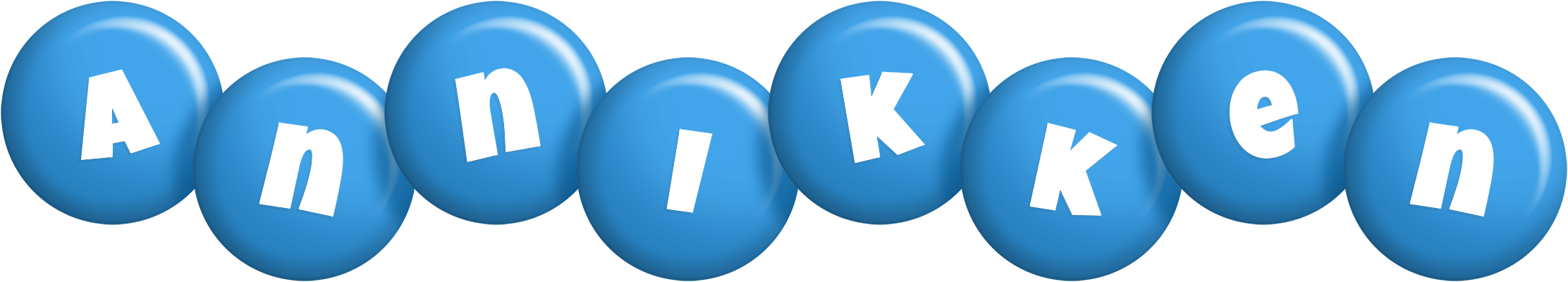 Annikken candy-blue logo