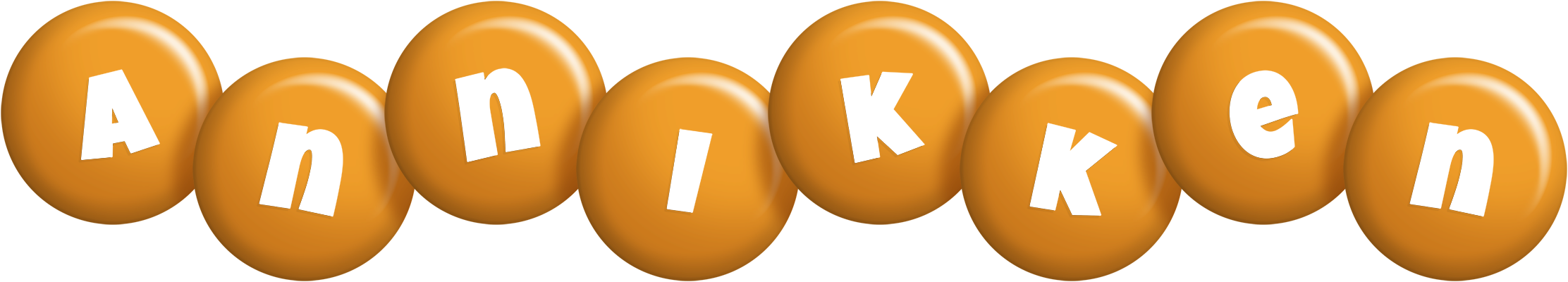 Annikken candy-orange logo