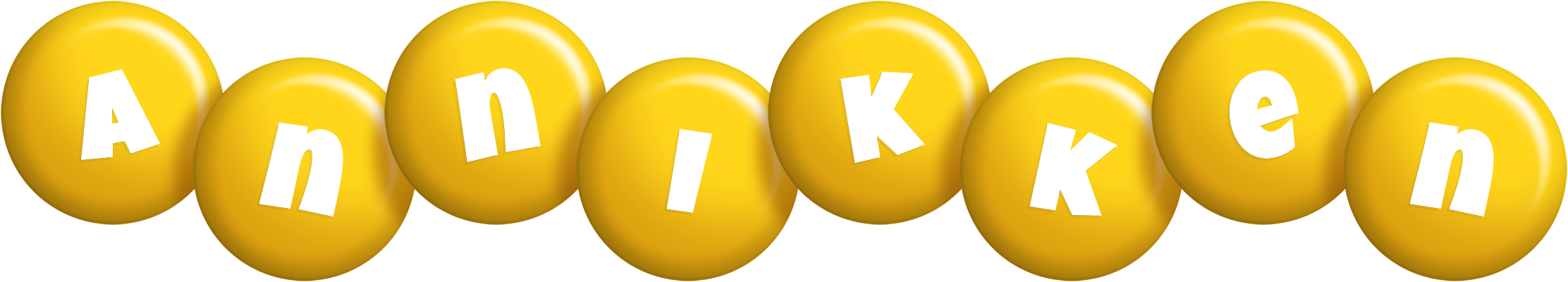 Annikken candy-yellow logo