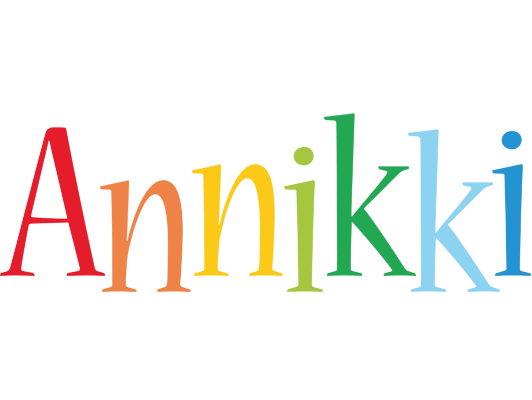 Annikki birthday logo
