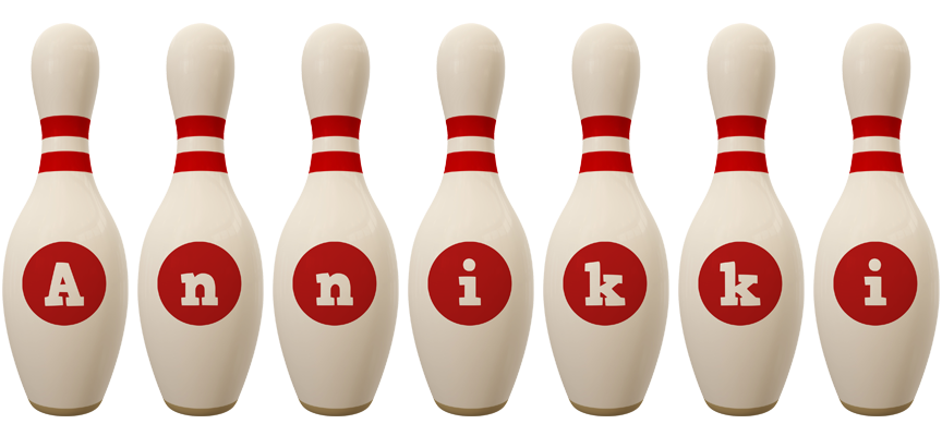 Annikki bowling-pin logo