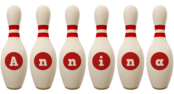 Annina bowling-pin logo