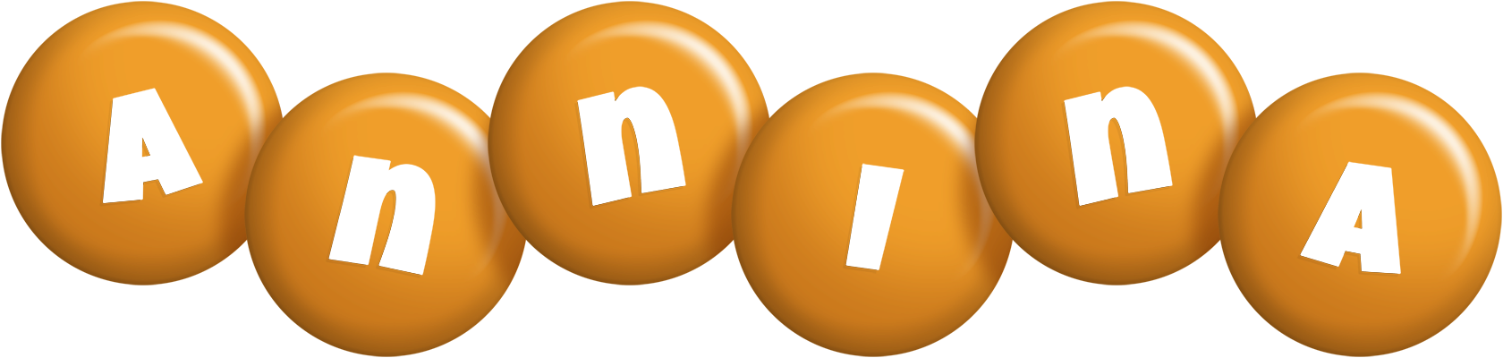 Annina candy-orange logo