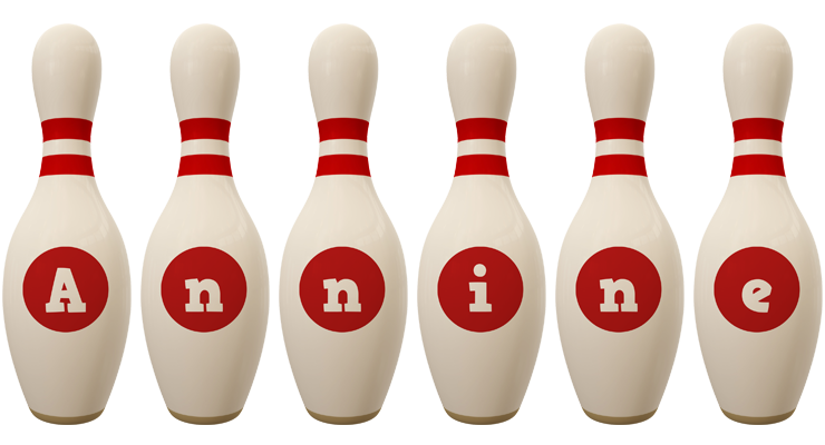 Annine bowling-pin logo