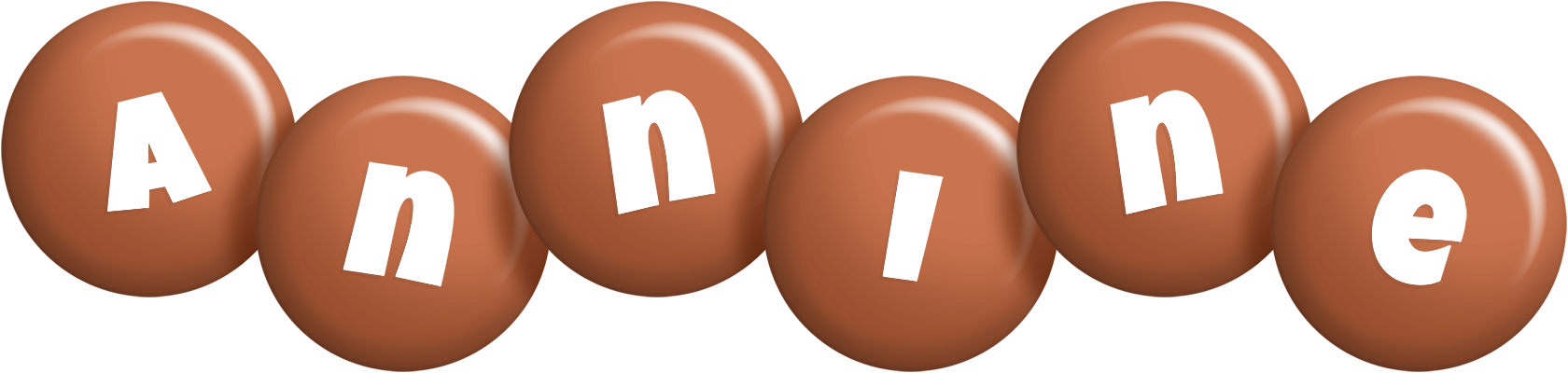 Annine candy-brown logo