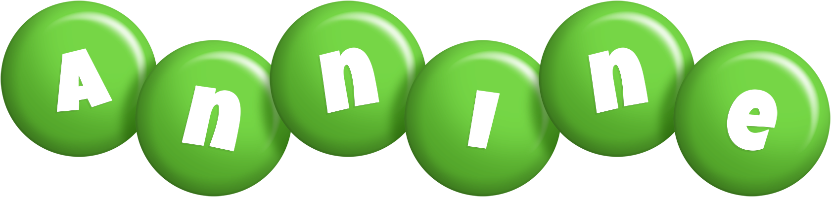 Annine candy-green logo