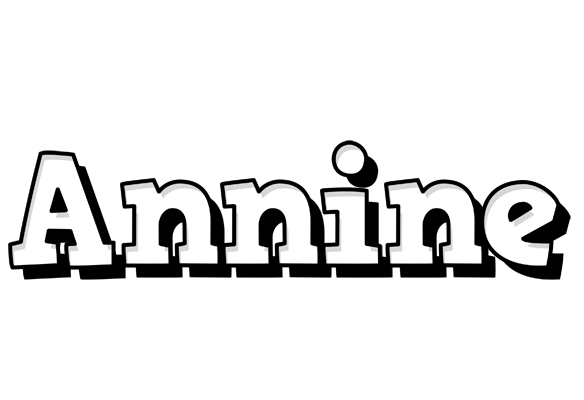 Annine snowing logo