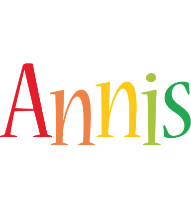 Annis birthday logo