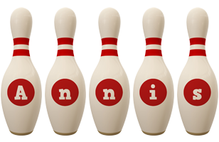 Annis bowling-pin logo