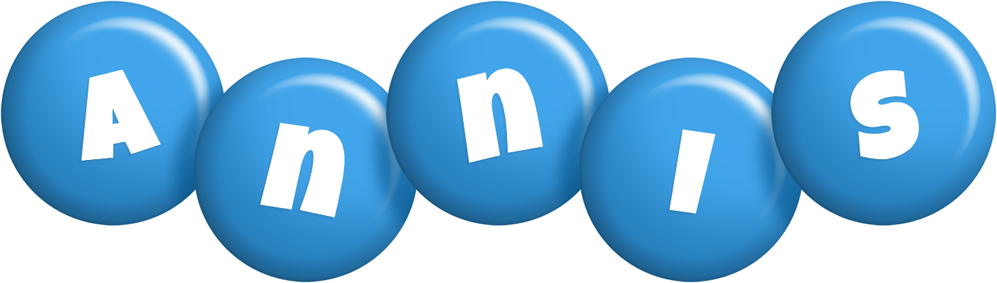Annis candy-blue logo
