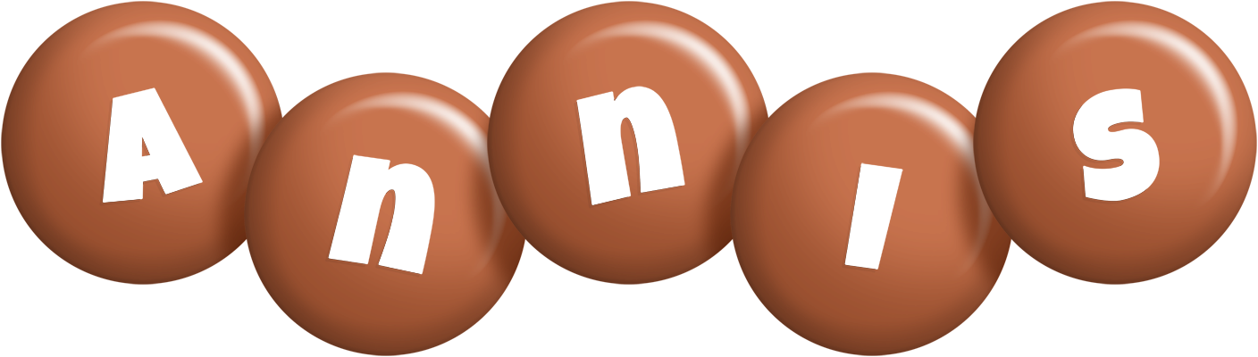 Annis candy-brown logo