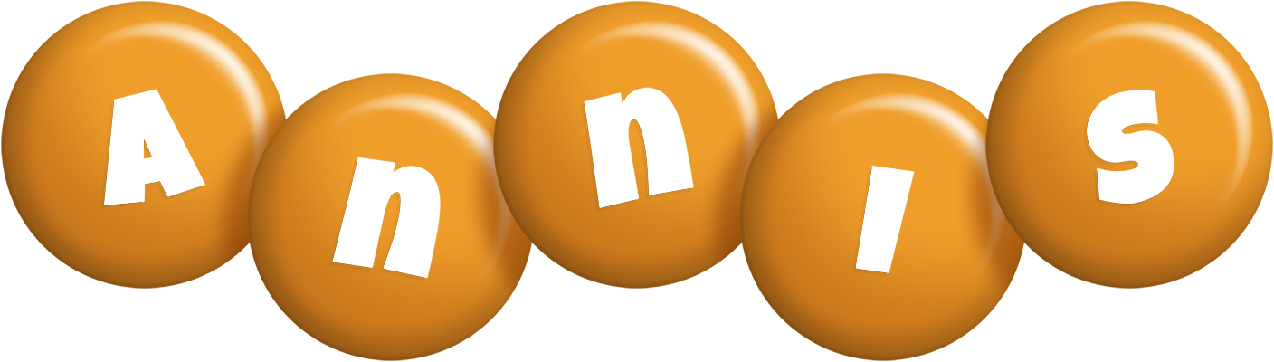 Annis candy-orange logo