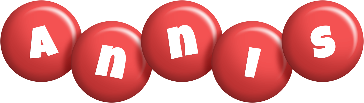 Annis candy-red logo