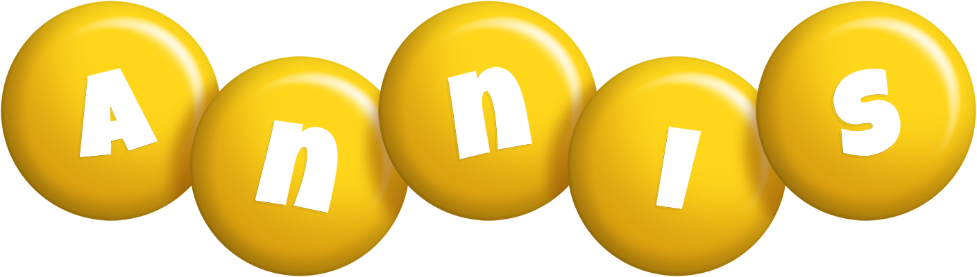 Annis candy-yellow logo