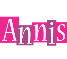 Annis whine logo