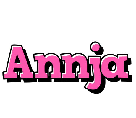 Annja girlish logo
