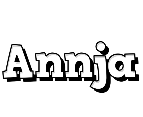 Annja snowing logo
