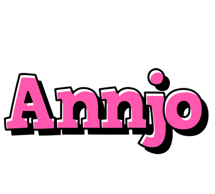Annjo girlish logo