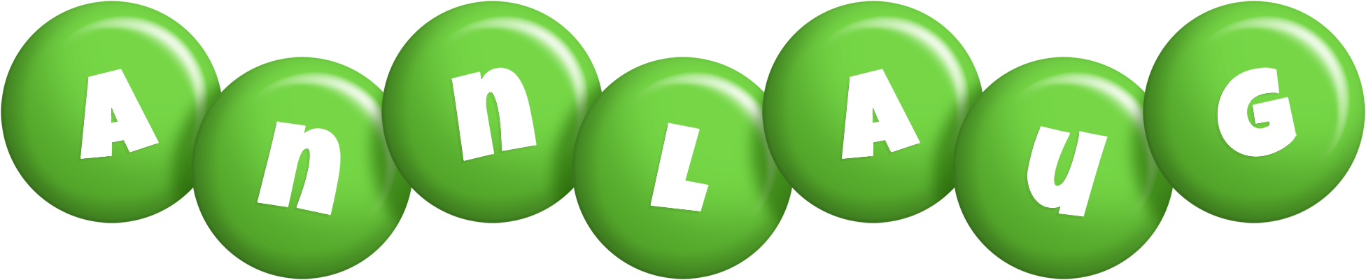 Annlaug candy-green logo